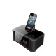 Radio Réveil Bluetooth Avec Enceinte Stéréo NFC Double Alarme FM Et Charge USB Apple Android - www.yonis-shop.com