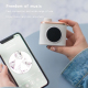 Enceinte Bluetooth Mini Portable 3 W Style Appareil Photo Avec Lanière Autonomie 8 À 9 Heures Verte - www.yonis-shop.com