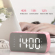 Enceinte Bluetooth Portable Avec Radio FM Réveil Double Alarme Affichage LED Miroir Et Batterie 1400 mAh - www.yonis-shop.com