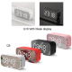 Enceinte Bluetooth Portable Avec Radio FM Réveil Double Alarme Affichage LED Miroir Et Batterie 1400 mAh - www.yonis-shop.com