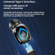Écouteur Bluetooth Mono Intra Auriculaire Avec Réduction Des Bruits D’Appels 10 Heures D’Autonomie IPX3 Charge USB Type C - w...