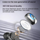 Écouteur Bluetooth Mono Intra Auriculaire Avec Réduction Des Bruits D’Appels 10 Heures D’Autonomie IPX3 Charge USB Type C - w...