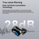 Écouteur Bluetooth Mono Intra Auriculaire Avec Réduction Des Bruits D’Appels 10 Heures D’Autonomie IPX3 Charge USB Type C - w...