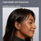 Écouteur Bluetooth Mono Intra Auriculaire Avec Réduction Des Bruits D’Appels 10 Heures D’Autonomie IPX3 Charge USB Type C - w...