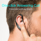 Oreillette Bluetooth Sans Fil À Crochet Auriculaire Avec Microphone Autonomie 17 Heures Bluetooth 4.1 Contrôle Du Volume Conn...