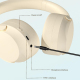 Casque Audio Bluetooth À Réduction Active Du Bruit ANC Pour Bureau Et Études Pliable 8 H Type C - www.yonis-shop.com