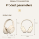Casque Audio Bluetooth À Réduction Active Du Bruit ANC Pour Bureau Et Études Pliable 8 H Type C - www.yonis-shop.com