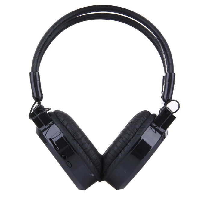 Casque Audio De Sport Sans Fil Et Filaire Avec Écran LCD Radio FM Et Lecteur Micro SD Pliable - www.yonis-shop.com