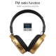 Casque Audio De Sport Sans Fil Et Filaire Avec Écran LCD Radio FM Et Lecteur Micro SD Pliable - www.yonis-shop.com