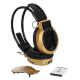 Casque Audio De Sport Sans Fil Et Filaire Avec Écran LCD Radio FM Et Lecteur Micro SD Pliable - www.yonis-shop.com