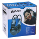 Casque Audio De Sport Sans Fil Et Filaire Avec Écran LCD Radio FM Et Lecteur Micro SD Pliable - www.yonis-shop.com