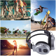 Casque Audio De Sport Sans Fil Et Filaire Avec Écran LCD Radio FM Et Lecteur Micro SD Pliable - www.yonis-shop.com