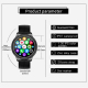 Montre Connectée Avec Suivi Du Sommeil Fréquence Cardiaque Et Tension Artérielle Écran IPS 1,3 Pouce Étanchéité IP67 Bluetoot...