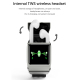 Montre Connectée Avec Écouteurs Suivi Du Sommeil Mesure De La Pression Artérielle IP68 Veille De Plus De 60 Jours - www.yonis...