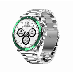 Montre Connectée Avec Bracelet En Acier Suivi Du Sommeil Fréquence Cardiaque Appels Bluetooth Plus De 100 Modes Sportifs - ww...