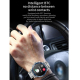 Montre Connectée Avec Bracelet En Acier Suivi Du Sommeil Fréquence Cardiaque Appels Bluetooth Plus De 100 Modes Sportifs - ww...