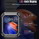 Montre Connectée Avec Appels Bluetooth Suivi Cardiaque Pression Artérielle Et Sommeil Plus De 100 Modes Sport Autonomie 10 Jo...
