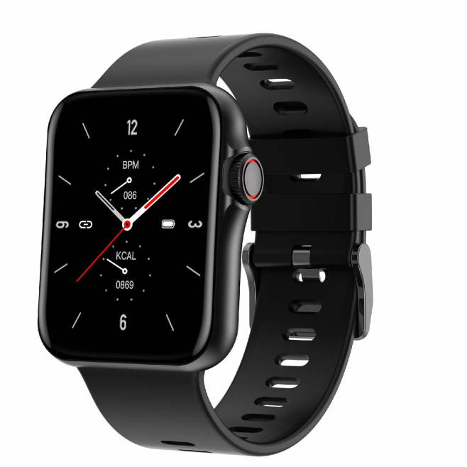 Montre Connectée NFC Pour Paiement Écran Carré HD 1.7 Pouce Suivi Cardiaque IP67 Autonomie 7 Jours Android iOS - www.yonis-sh...