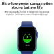 Montre Connectée NFC Pour Paiement Écran Carré HD 1.7 Pouce Suivi Cardiaque IP67 Autonomie 7 Jours Android iOS - www.yonis-sh...