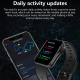 Montre Connectée NFC Pour Paiement Écran Carré HD 1.7 Pouce Suivi Cardiaque IP67 Autonomie 7 Jours Android iOS - www.yonis-sh...