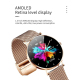 Montre Connectée Bluetooth Avec Suivi Cardiaque Écran AMOLED 1,3 Pouce 22 Modes Sportifs Autonomie 7 À 10 Jours - www.yonis-s...