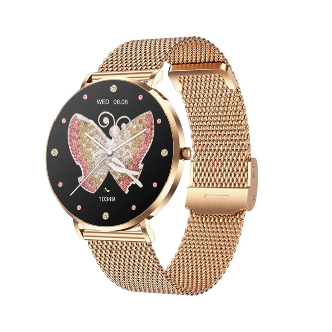 Montre Connectée Bluetooth Mesure Cardiaque Tension Artérielle Oxygène Sanguin Écran AMOLED 466×466 Et 22 Modes Sportifs - ww...