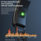 Montre Connectée Avec Écouteur Amovible Appels Bluetooth Résistante À L’Eau Écran IPS 0.96 Pouce Autonomie 7 Jours - www.yoni...