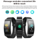 Montre Connectée Avec Écouteur Amovible Appels Bluetooth Résistante À L’Eau Écran IPS 0.96 Pouce Autonomie 7 Jours - www.yoni...