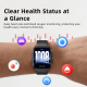 Montre Connectée Avec Appels Bluetooth Écran 1.96 Pouce Suivi De La Santé Plus De 100 Sports 14 Jours D’Autonomie IP68 - www....