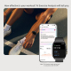 Montre Connectée Avec Appels Bluetooth Écran 1.96 Pouce Suivi De La Santé Plus De 100 Sports 14 Jours D’Autonomie IP68 - www....