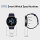 Montre Connectée Avec Appels Bluetooth Suivi De Santé Écran TFT 360 X 360 Plus De 100 Sports Autonomie 10 Jours IP67 - www.yo...