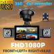 Caméra Embarquée Voiture Full HD 1080P Vision Nocturne Infrarouge Vue 360° WiFi Et Caméra De Recul - www.yonis-shop.com