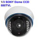 Caméra Dôme De Surveillance Couleur CCD 700 TVL Vision Infrarouge 15 M Objectif 3,6 mm 12 V DC - www.yonis-shop.com
