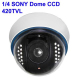 Caméra Dôme De Surveillance Couleur CCD 700 TVL Vision Infrarouge 15 M Objectif 3,6 mm 12 V DC - www.yonis-shop.com