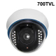 Caméra Dôme De Surveillance Couleur CCD 700 TVL Vision Infrarouge 15 M Objectif 3,6 mm 12 V DC - www.yonis-shop.com