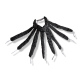 Bandeau À Boucles Sans Chaleur Pour Cheveux À Porter La Nuit Avec Huit Bigoudis Éponge Ajustables - www.yonis-shop.com