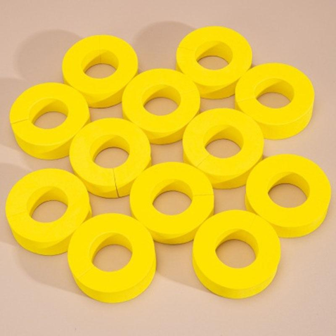 Rouleaux À Cheveux Sans Chaleur En Forme De C 12 Pièces En Mousse Réutilisables Pour Volume Et Coiffure - www.yonis-shop.com