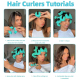 Rouleaux À Cheveux Sans Chaleur En Forme De C 12 Pièces En Mousse Réutilisables Pour Volume Et Coiffure - www.yonis-shop.com