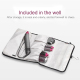 Sac De Rangement Suspendu En Nylon Pour Boucleur Dyson Portable Pliable Double Usage 36x65 cm Noir - www.yonis-shop.com