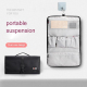 Sac De Rangement Suspendu En Nylon Pour Boucleur Dyson Portable Pliable Double Usage 36x65 cm Noir - www.yonis-shop.com