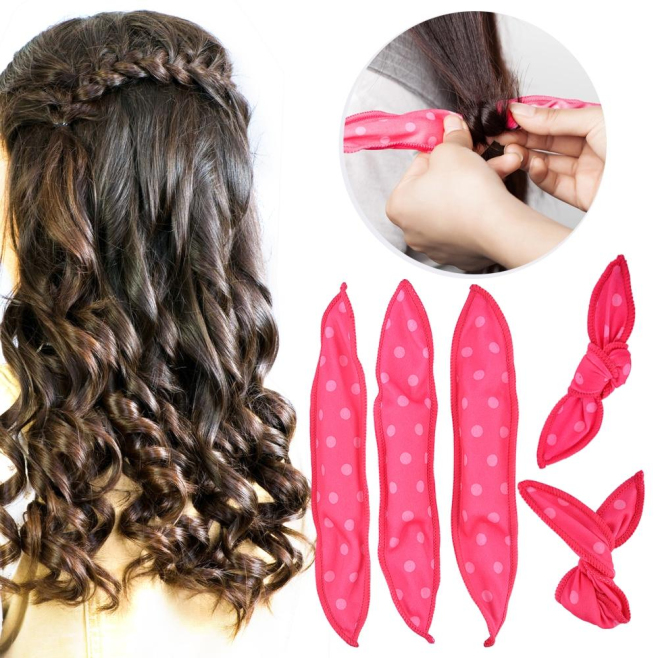Bigoudis Pour Cheveux 20 Pièces Pour Dormir Légers Colorés Doux Pour Les Cheveux Design Oreilles De Lapin - www.yonis-shop.com