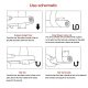 Lisseur Boucleur Mini Sans Fil USB Rechargeable 2 En 1 À Revêtement Céramique Chauffe Rapide Et Homogène 175 À 185 °C - www.y...