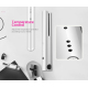 Lisseur Boucleur Sans Fil Rechargeable USB Pour Cheveux Chauffe En 5 Secondes Céramique 3 Températures - www.yonis-shop.com