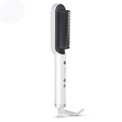 Brosse Lissante Électrique Pour Cheveux Céramique Ionique Réglable 130 À 200 °C Chauffe En Une Minute