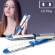 Lisseur Boucleur 2 En 1 Pour Cheveux Secs Céramique Tourmaline Affichage LED 5 Températures Bivoltage 100 À 240 V 240 °C