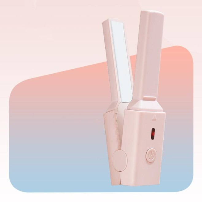 Mini Lisseur Électrique 2 En 1 Pour Cheveux Lisses Et Bouclés Chauffe En 15 Secondes USB Anti-Brûlure - www.yonis-shop.com