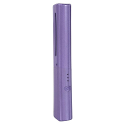 Peigne Lisseur Boucleur 2 En 1 Sans Fil Rechargeable USB Revêtement Céramique 4000 mAh Léger 116 g