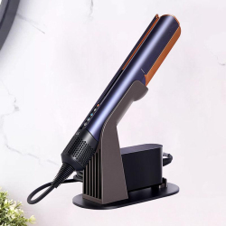 Support De Rangement Vertical Pour Lisseur Avec Compartiment Chargeur En Aluminium Sans Perçage
