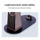 Support De Rangement Vertical Pour Lisseur Avec Compartiment Chargeur En Aluminium Sans Perçage - www.yonis-shop.com