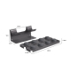 Support De Bureau Modulaire Pour Appareil Coiffant Rangement De 8 Embouts Coussins En Silicone Bords Lisses - www.yonis-shop.com